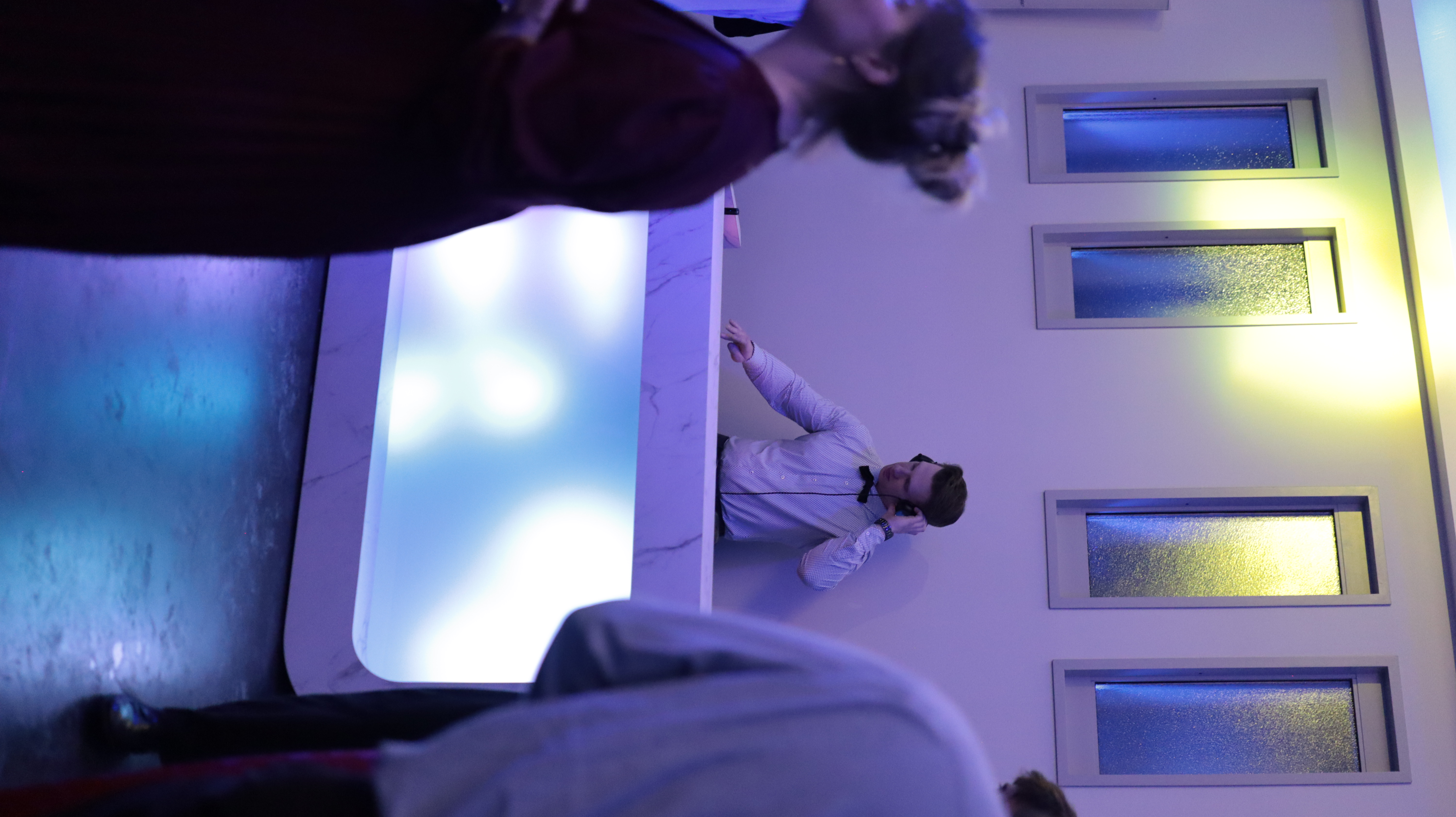 DJ Booth at a company party