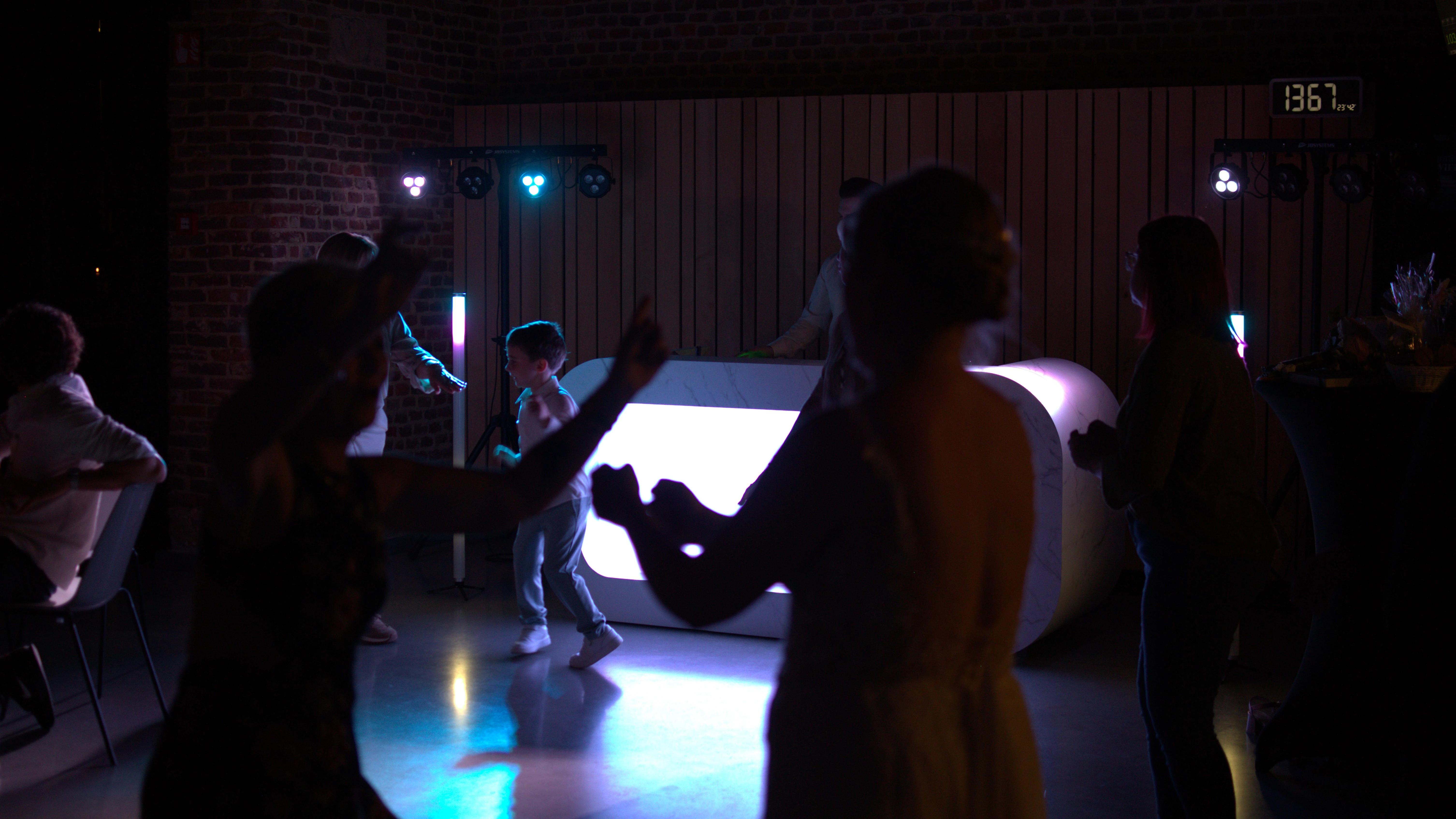 DJ Booth at a wedding